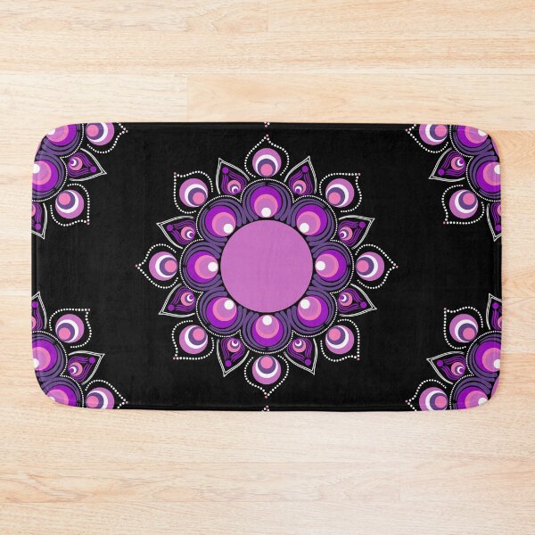 Item preview, Pearls in Purple Flames Dot Mandala designed and sold by Triplicate Limited.