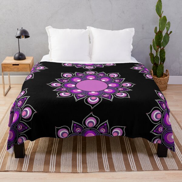 Item preview, Pearls in Purple Flames Dot Mandala designed and sold by Triplicate Limited.