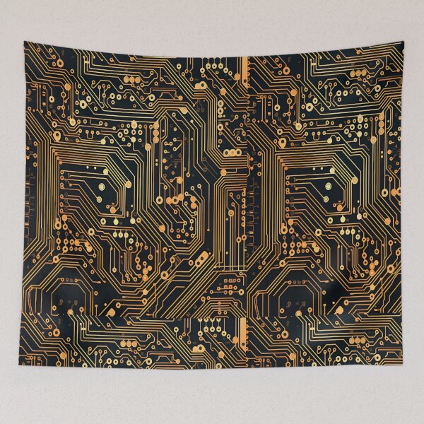 Item preview, **Circuit Board Dreams**: A design that captures the beauty of circuit boards in a dreamy and surreal way. designed and sold by alaa-mously.