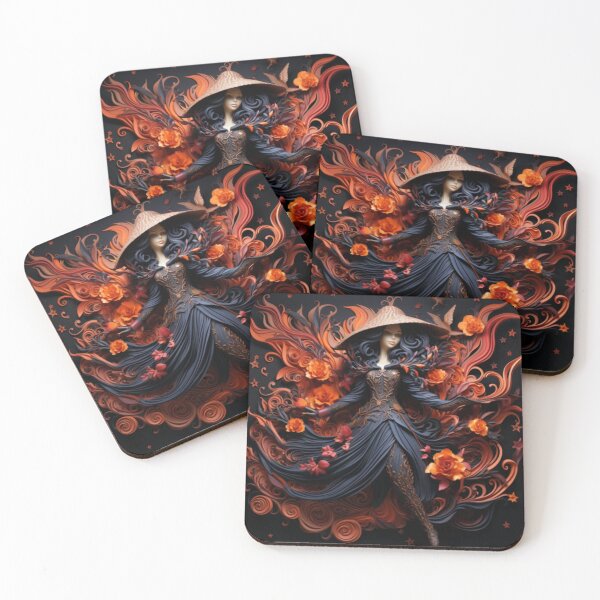 Item preview, Halloween: Sorcerous Samba (Sophisticated Dancing Witch) designed and sold by Digital Contours.