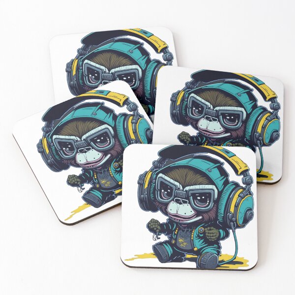 Item preview, Colourful Graffiti Monkey designed and sold by ArtsyWishesShop.
