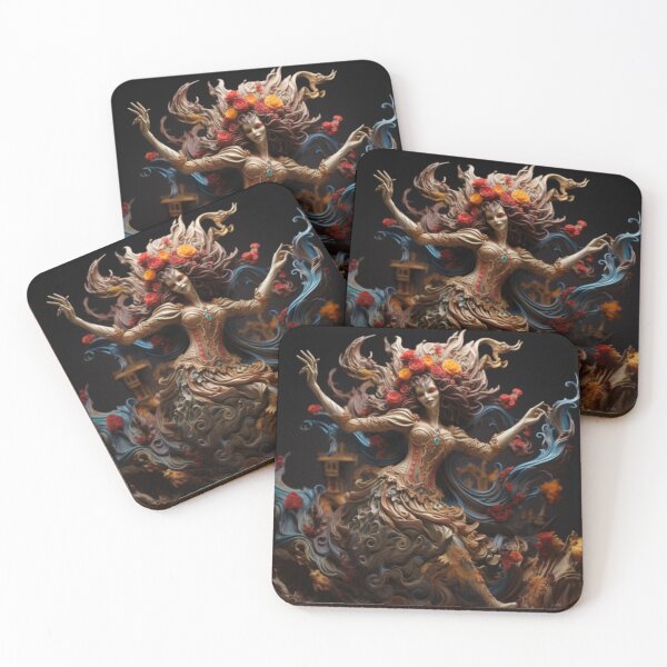Item preview, Halloween: Mystic Waltz (Sophisticated Dancing Witch) designed and sold by Digital Contours.