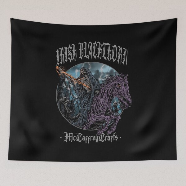 Item preview, Irish Blackthorn Shillelagh Horseman designed and sold by McCaffreyCrafts.