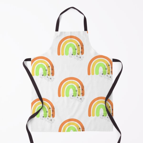 Item preview, Cute Happy Orange Rainbow with Flowers  designed and sold by starcreative22.