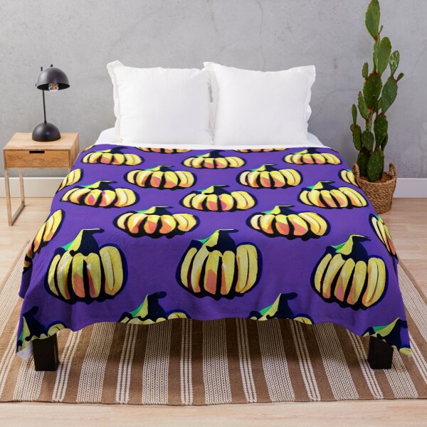 Item preview, Purple Trippy Background with Pumpkins designed and sold by zexos.