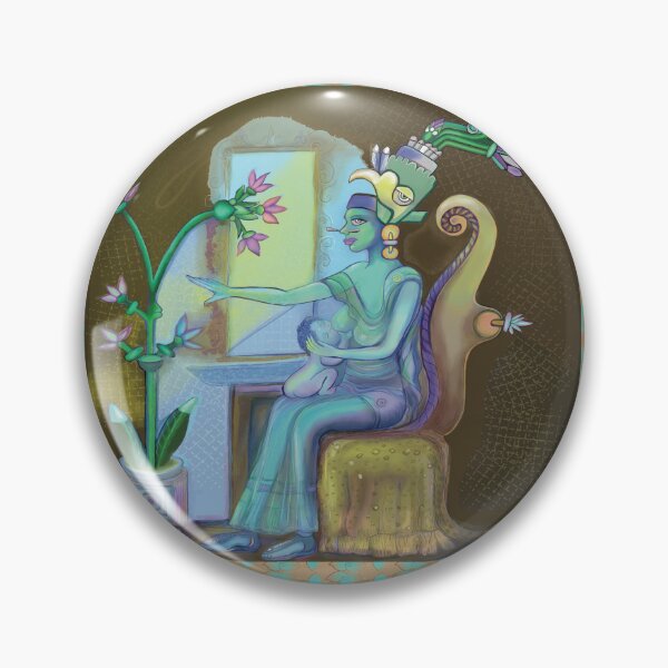 Item preview, Xochitl the flower goddess designed and sold by shimaart.