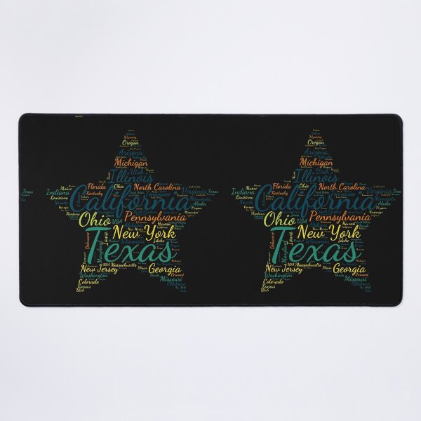 Item preview, United States Typography USA States designed and sold by MyDearWorld.