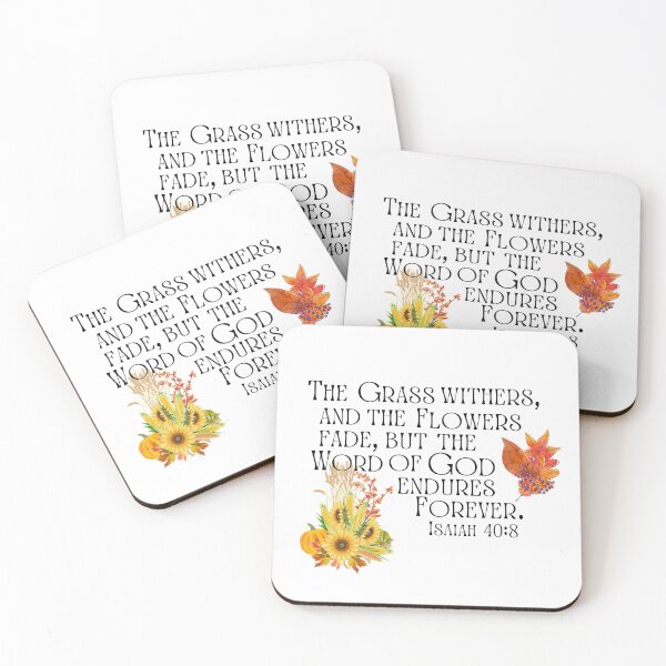 Item preview, Isaiah 40:8 designed and sold by Lilaclown.