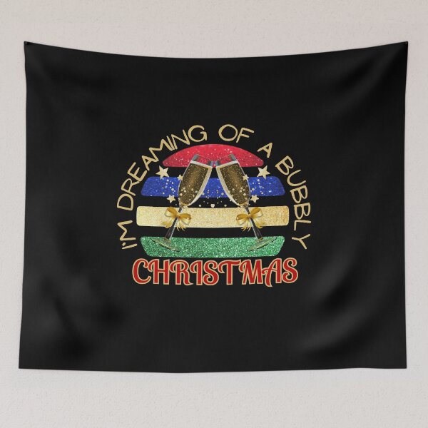 Item preview, Bubbly & Sparkling Christmas Toast designed and sold by retrobliss70s.