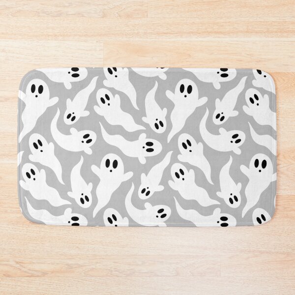 Item preview, Cute Halloween Ghost Pattern Gray designed and sold by Julie Erin Designs.