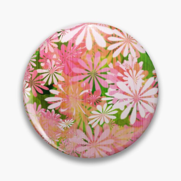 Item preview, Pink Digital Flower Pattern designed and sold by tomorrowsart.