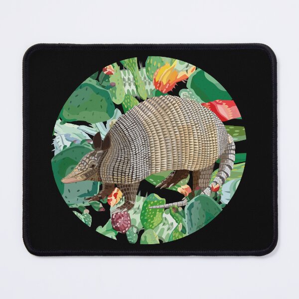 Item preview, Prickly Pear Armadillo-Texas Animal Icons by Amy Jenkins  designed and sold by JankyArtPrints.