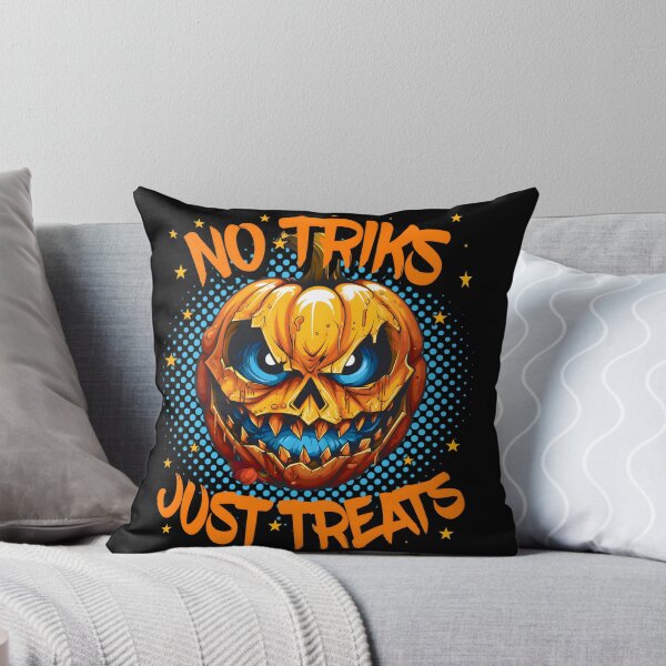 Item preview, Halloween Pumpkin Design: No Triks Just Treats designed and sold by Animal-ink.