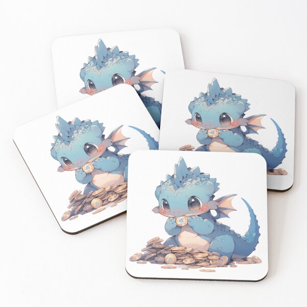 Item preview, Baby Dragon with Treasure Coins designed and sold by RaineDDesigns.