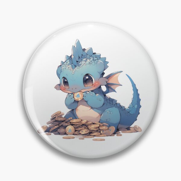Item preview, Baby Dragon with Treasure Coins designed and sold by RaineDDesigns.