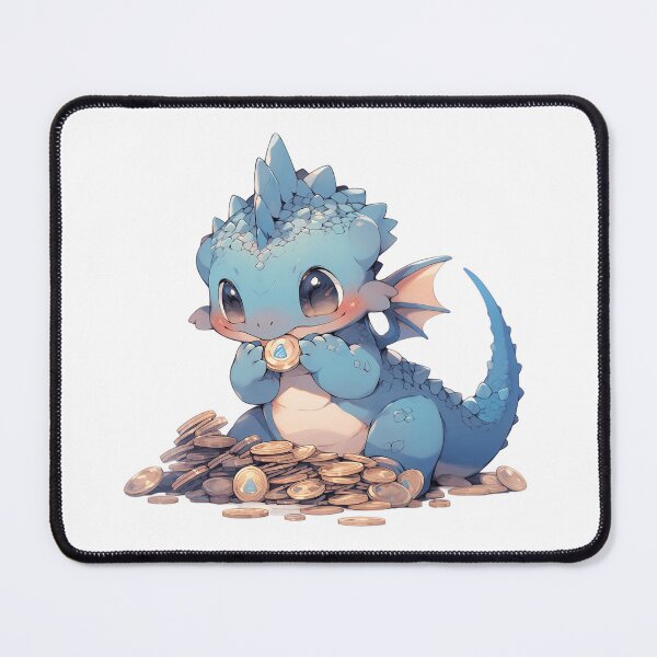 Item preview, Baby Dragon with Treasure Coins designed and sold by RaineDDesigns.