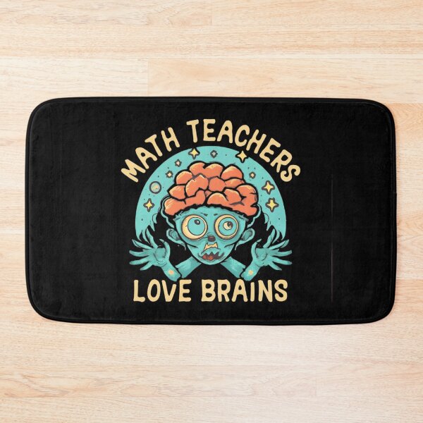 Item preview, Math Teachers Love Brains Tshirt Gift Funny Teacher Halloween designed and sold by GalaxyGraffiti.