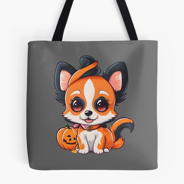 Item preview, Seductive Halloween Puppy and Pumpkin designed and sold by BloomCatB.