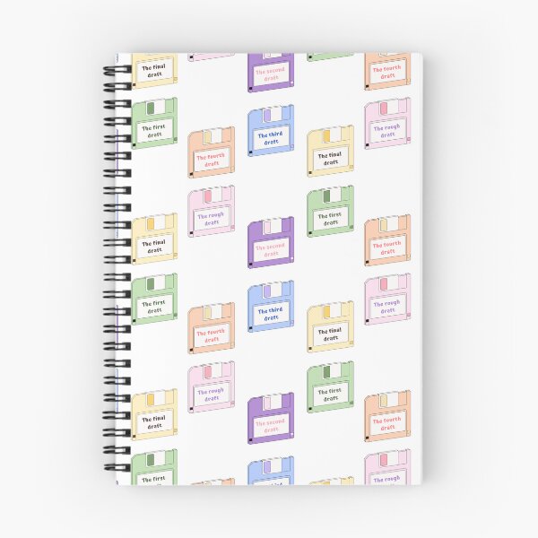 Item preview, Cute pastel coloured floppy disk stickerpack for writers designed and sold by CreativeStrand.