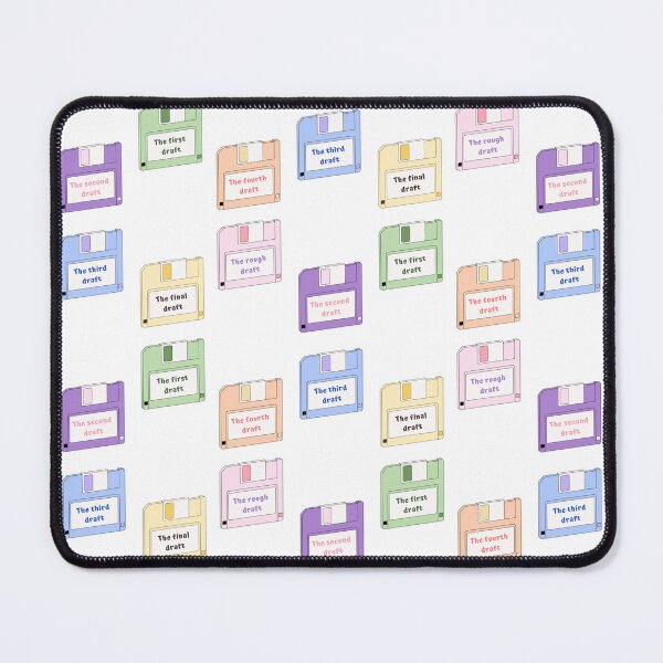 Item preview, Cute pastel coloured floppy disk stickerpack for writers designed and sold by CreativeStrand.