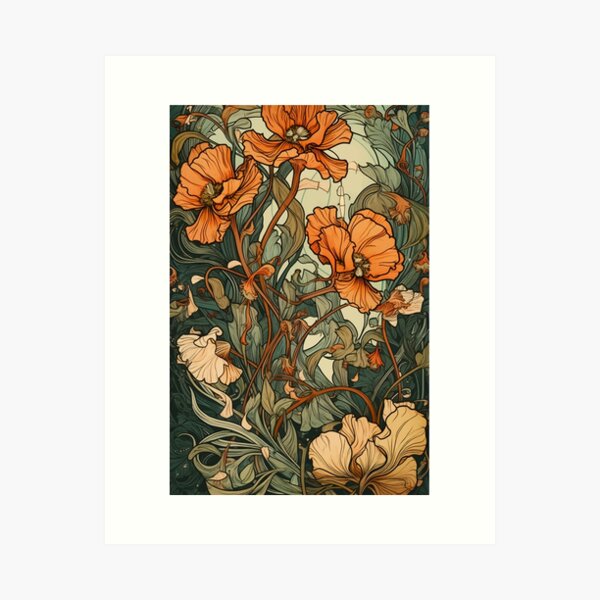 Item preview, Yellow Poppies Print designed and sold by Deepestblue.