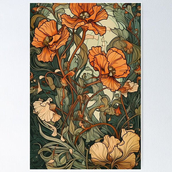 Item preview, Yellow Poppies Print designed and sold by Deepestblue.