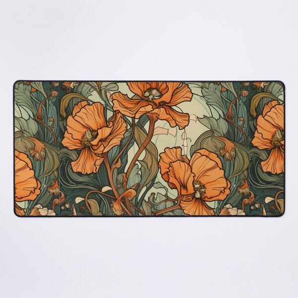 Vista previa del artículo con la obra «Estampado de amapolas amarillas», diseñado y vendido por Deepestblue.