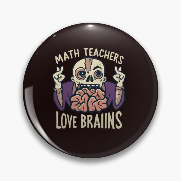 Item preview, Math Teachers Love Brains Tshirt Gift Funny Teacher Halloween designed and sold by GalaxyGraffiti.
