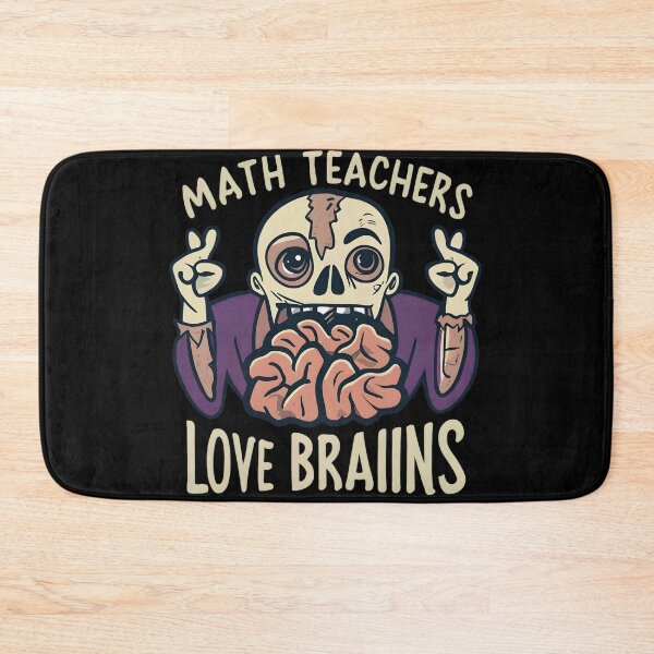 Item preview, Math Teachers Love Brains Tshirt Gift Funny Teacher Halloween designed and sold by GalaxyGraffiti.