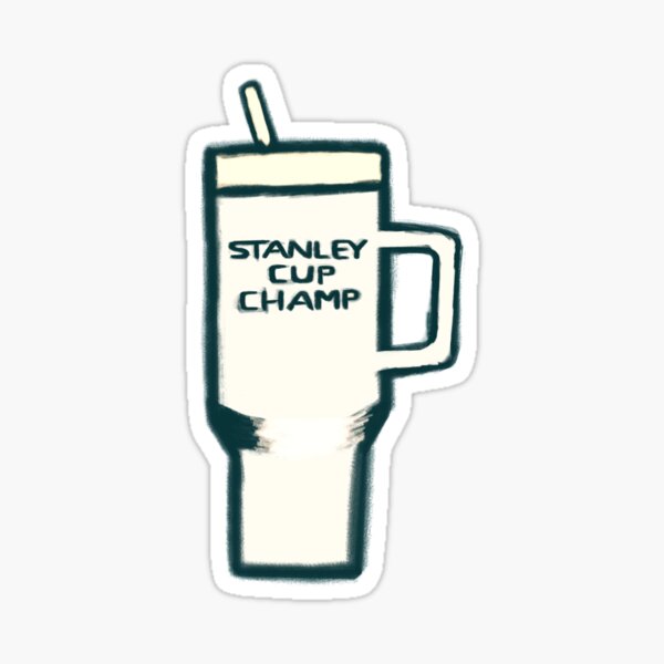 Stanley Water Cup Sticker for Sale by floraldestiny