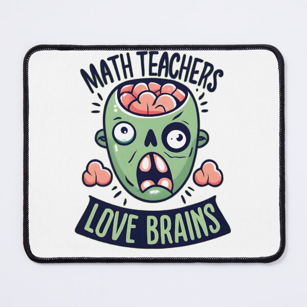 Item preview, Math Teachers Love Brains Tshirt Gift Funny Teacher Halloween designed and sold by GalaxyGraffiti.