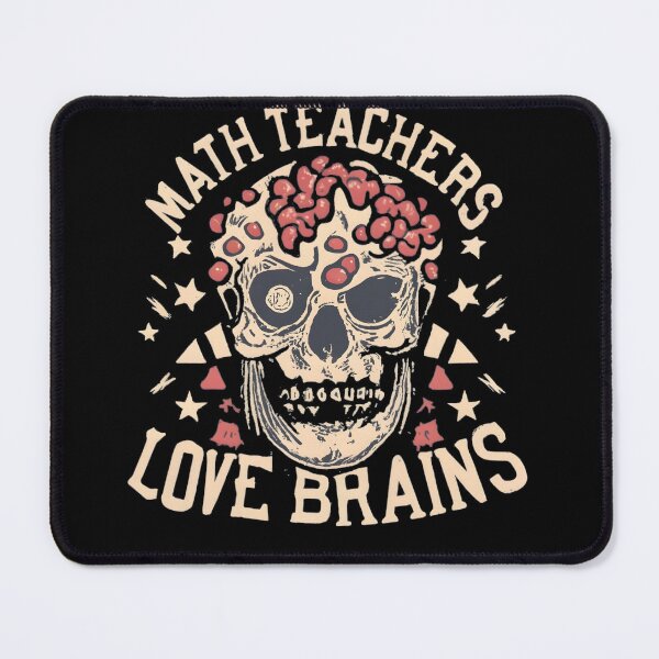 Item preview, Math Teachers Love Brains Tshirt Gift Funny Teacher Halloween designed and sold by GalaxyGraffiti.
