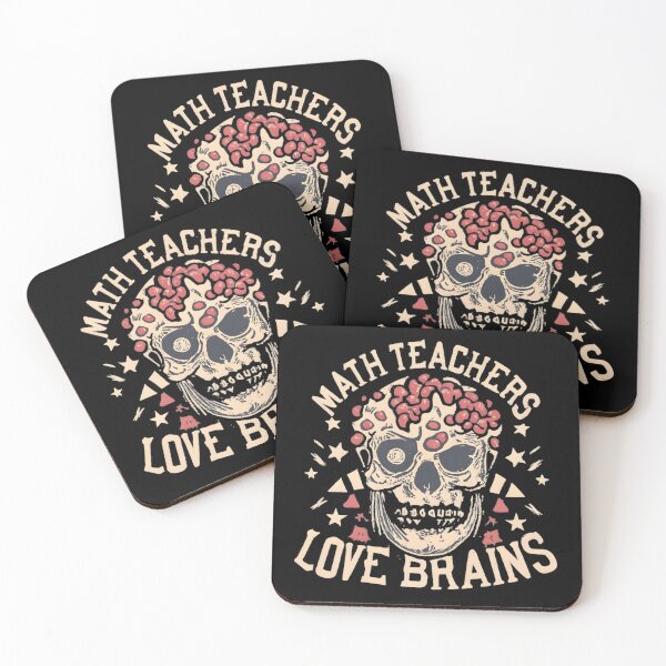 Item preview, Math Teachers Love Brains Tshirt Gift Funny Teacher Halloween designed and sold by GalaxyGraffiti.