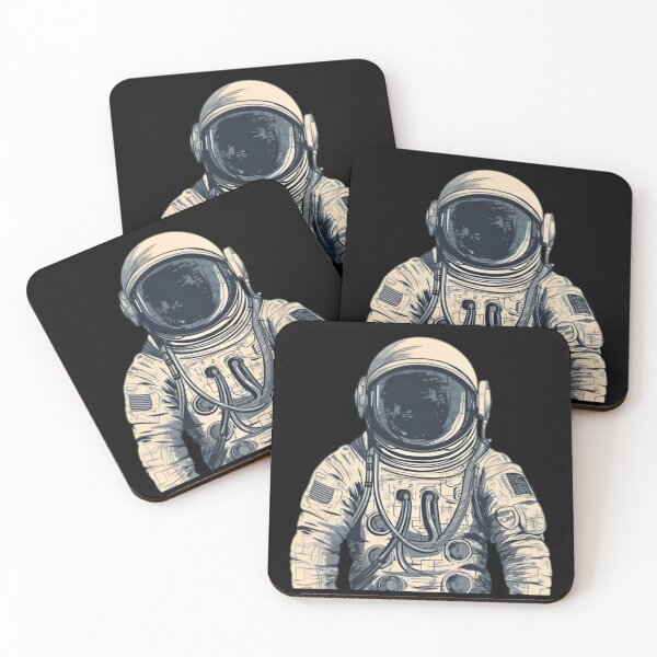Item preview, Space Clothing: T-shirts with Astronaut Prints designed and sold by Strokes-Colors.