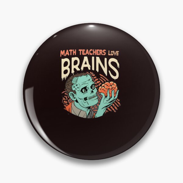 Item preview, Math Teachers Love Brains Tshirt Gift Funny Teacher Halloween designed and sold by GalaxyGraffiti.