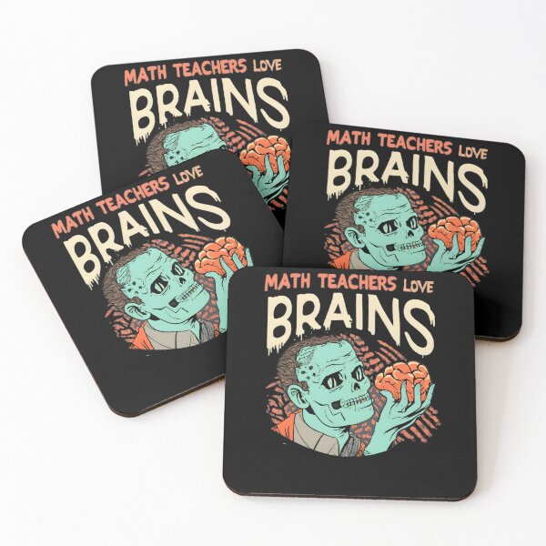 Item preview, Math Teachers Love Brains Tshirt Gift Funny Teacher Halloween designed and sold by GalaxyGraffiti.