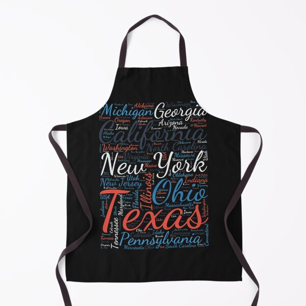 Item preview, United States Typography USA States designed and sold by MyDearWorld.