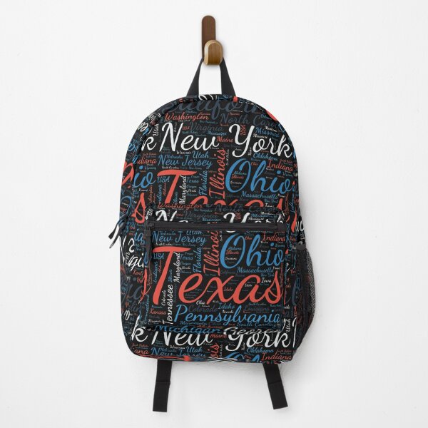 Item preview, United States Typography USA States designed and sold by MyDearWorld.