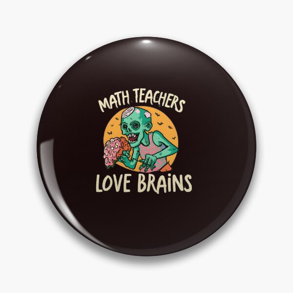 Item preview, Math Teachers Love Brains Tshirt Gift Funny Teacher Halloween designed and sold by GalaxyGraffiti.