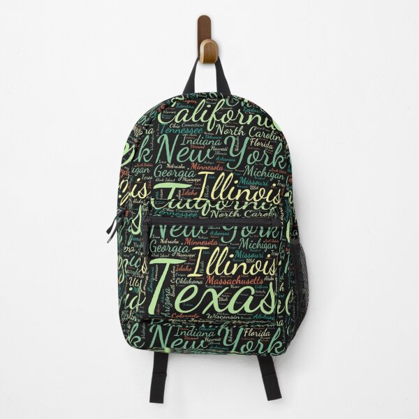 Item preview, United States Typography USA States designed and sold by MyDearWorld.