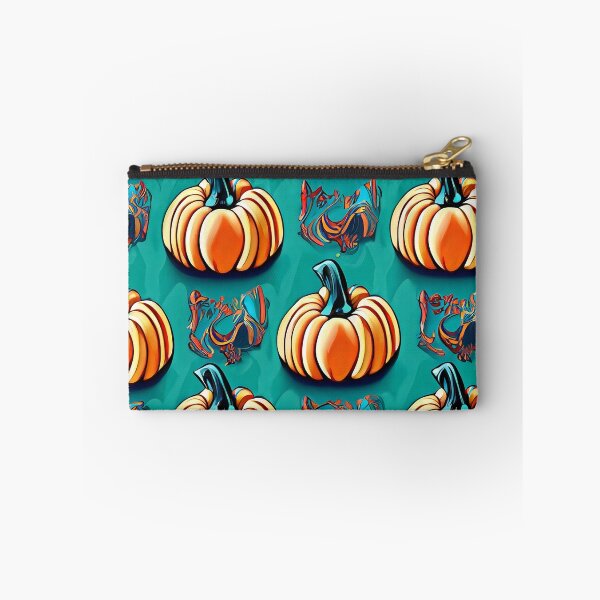Item preview, Tiled Pumpkins on Teal background designed and sold by zexos.