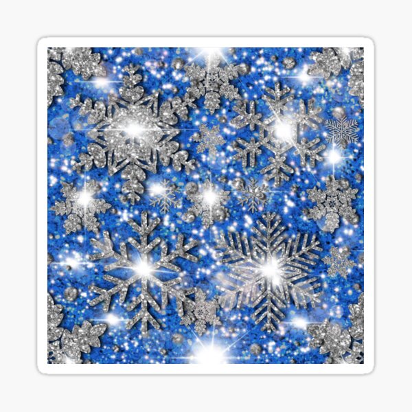 Pink sparkle Snowflakes, North Pole glitter chic  Poster for Sale by  hollycooper