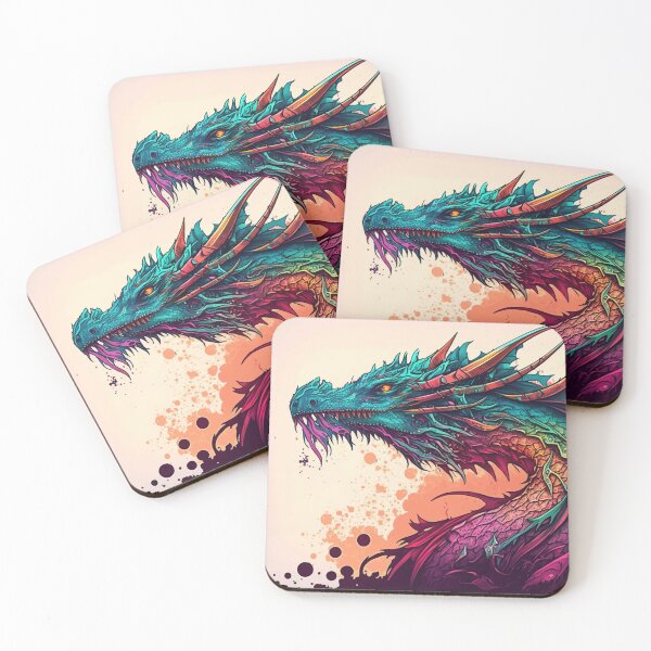 Item preview, Rainbow Dragon Print designed and sold by Deepestblue.