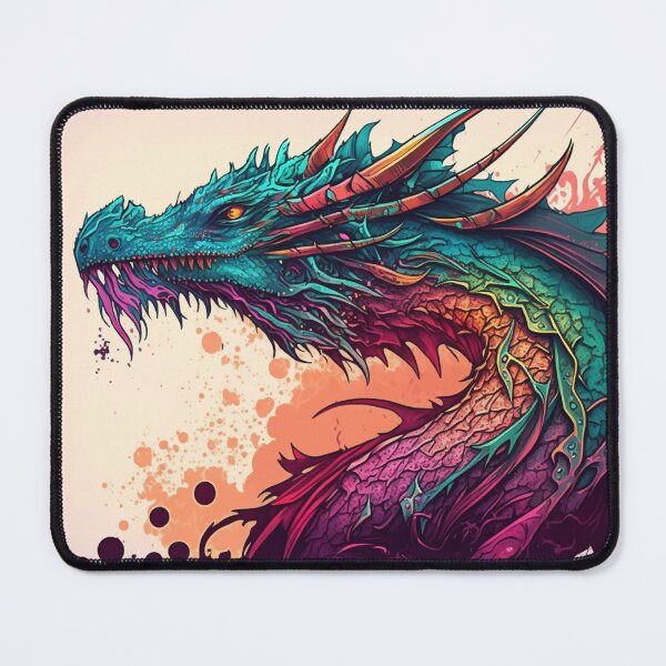 Item preview, Rainbow Dragon Print designed and sold by Deepestblue.