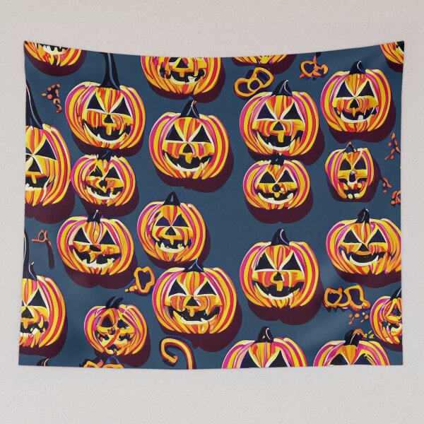 Item preview, Bunch of Pumpkins with Smiles designed and sold by zexos.