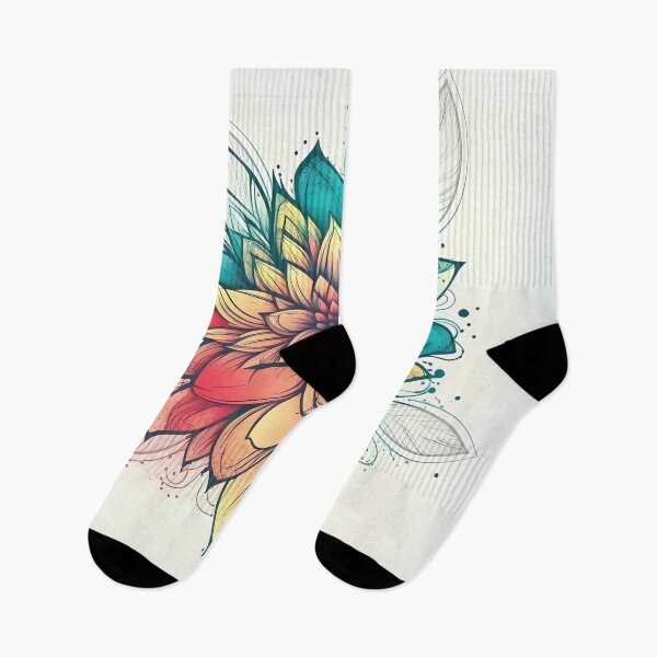 Item preview, Lotus Vitality: Infuse Your Home with Red, Yellow, and Green Blooms of Nature's Palette designed and sold by VeronicArt85.
