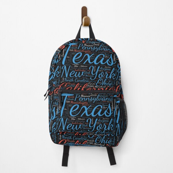 Item preview, United States Typography USA States designed and sold by MyDearWorld.