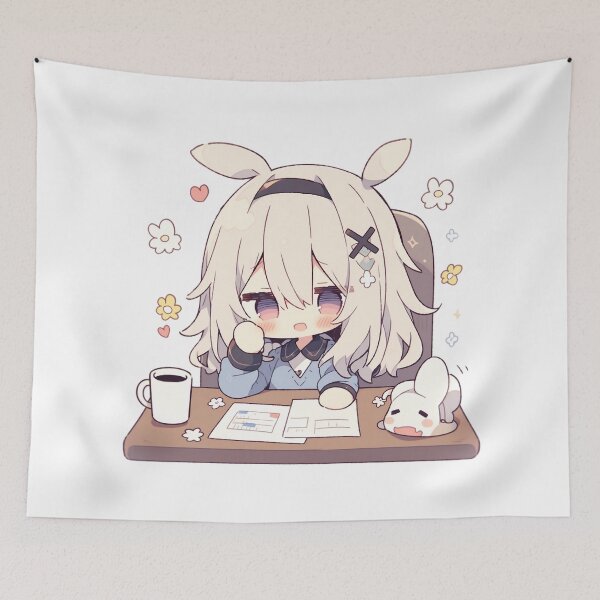Item preview, Business Chibi Has a Hard Day at Work designed and sold by RaineDDesigns.