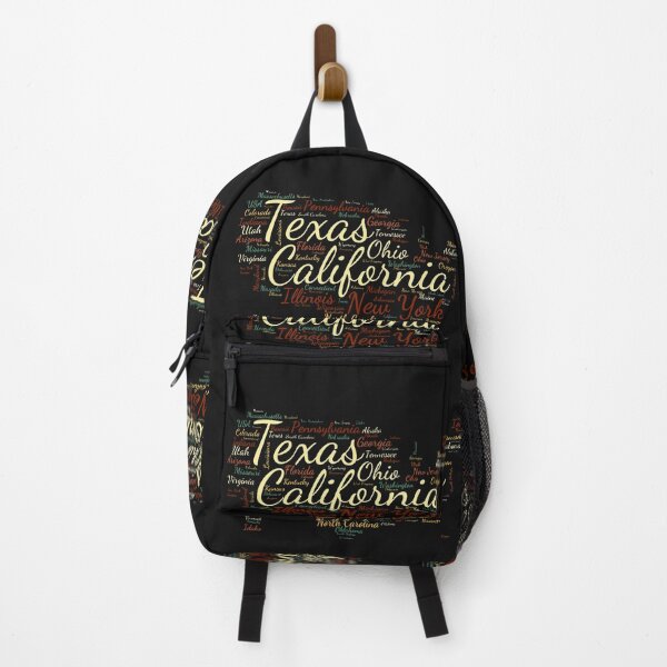 Item preview, United States Typography USA States designed and sold by MyDearWorld.