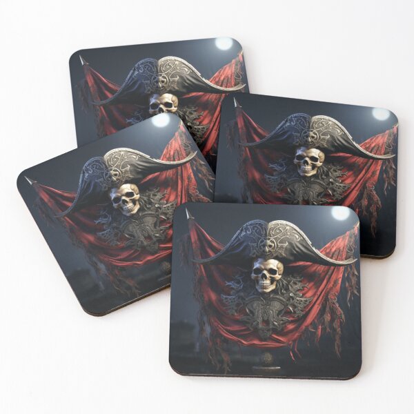 Item preview, Halloween: Lavender Privateer (Pirate Skull) designed and sold by Digital Contours.